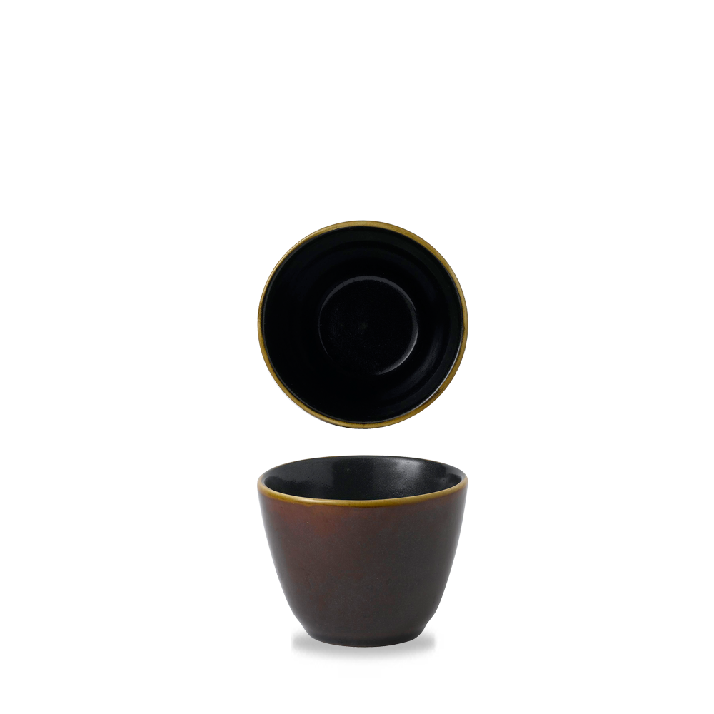 Churchill Super Vitrified Siena Braun Schale 29Cl /10Cm, 12 Stück, Zimtbraun Rund