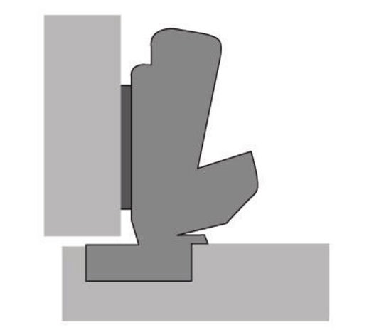 Weitwinkelscharnier Sensys 8657i TH 52 vern.HETTICH