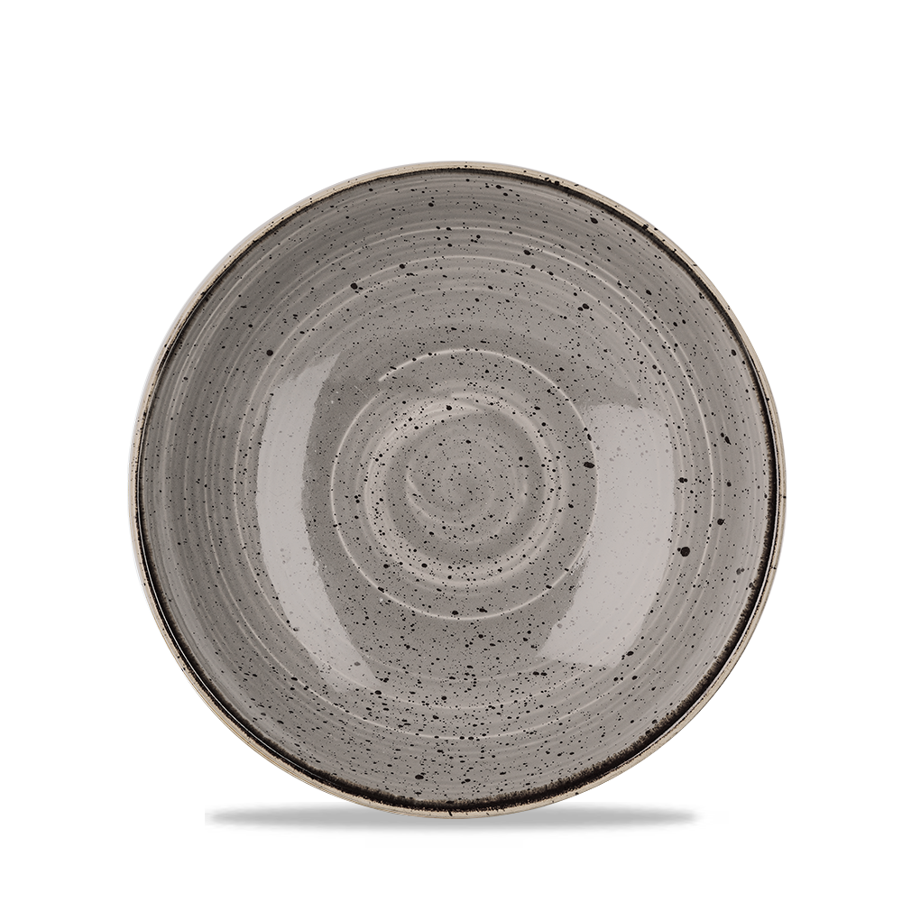 Churchill Super Vitrified Stonecast Peppercorn Schale, 18,2 cm, 12 Stück