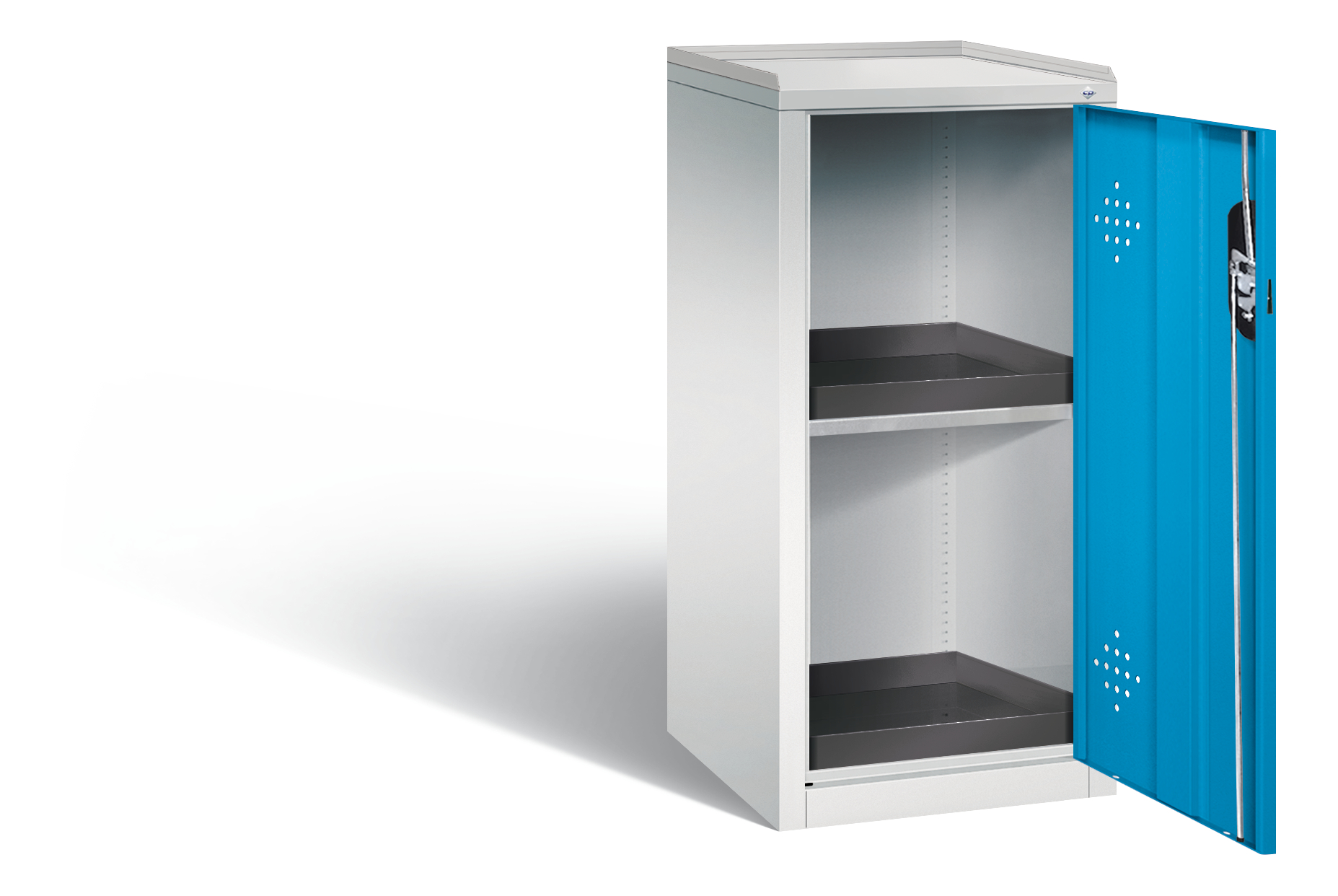 C+P Umweltschrank Acurado, H1000xB502xT500mm, 7035/5012