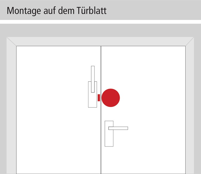 Überwachungsgerät Dexcon o.Voralarm Überwachung v.Türen u.Fenstern Ku.rot GFS