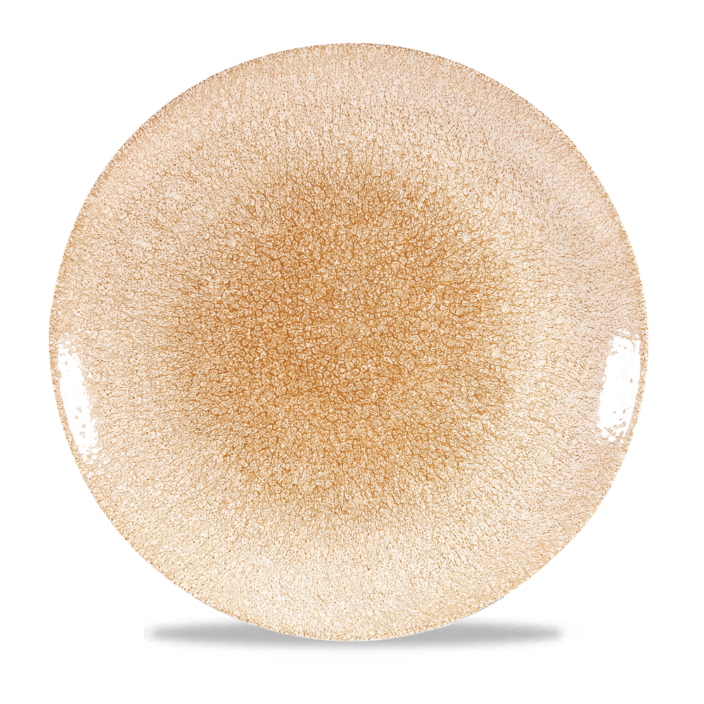 Churchill Super Vitrified Studio Prints Raku Granat Orange Teller Flach Coupe 28,8cm, 12 Stück