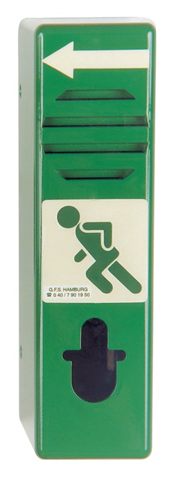 Schwenk-Türwächter 920 000 vorgerichtet f.HZ grün lack.Basis GFS