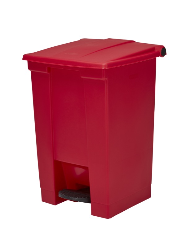 Rubbermaid 68-Liter-Step-On-Tretabfalleimer, rot