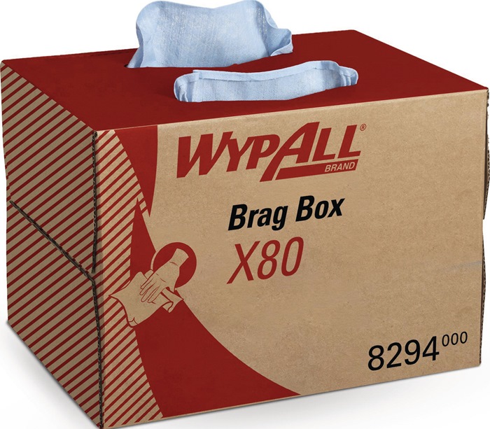 Wischtuch WypAll® X80 8294 L427xB282ca.mm blau 1-lagig WYPALL