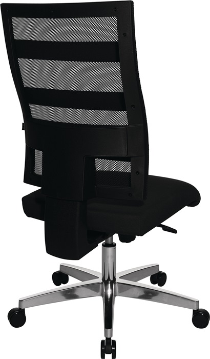 Bürodrehstuhl m.Punktsynchrontechnik schwarz/schwarz 450-550mm Trgf.110kg