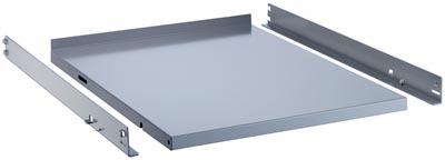 Verstellboden, Stahlblech Grau NCS S 4502-B, Höhe 75 mm, Traglast 75 kg