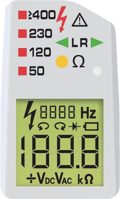 Spannungs-/Durchgangsprüfer DUSPOL® dig.1-1000 V AC/1-1200 V DC