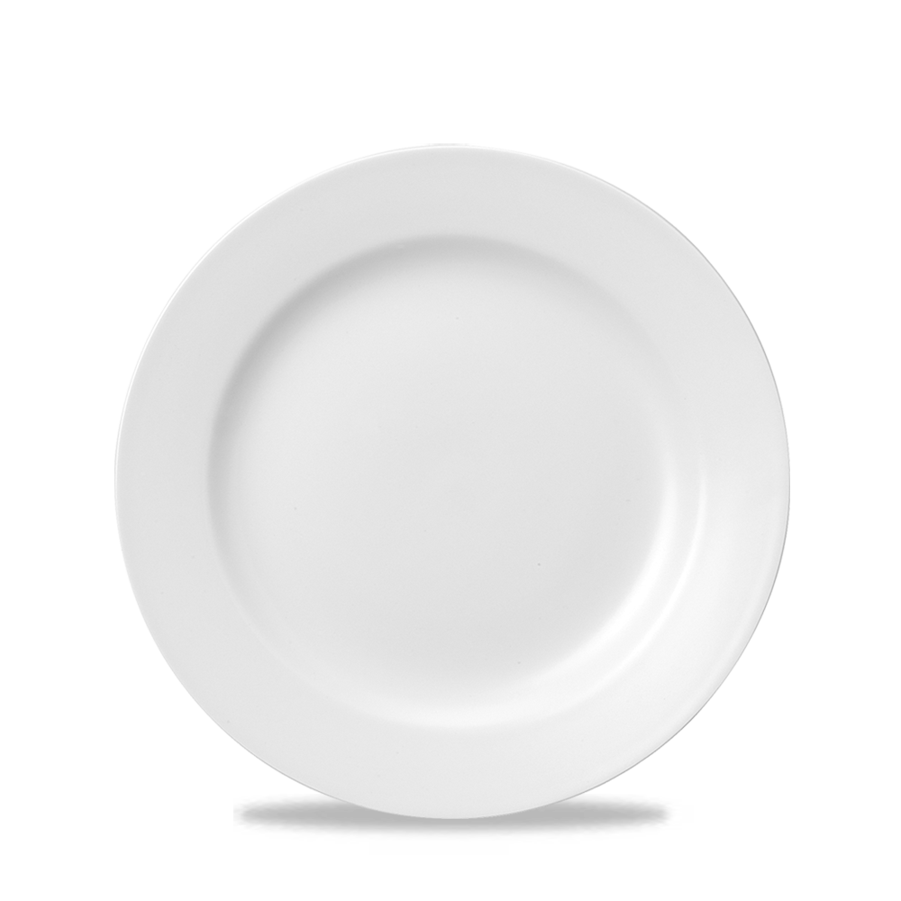 Churchill Super Vitrified Classic White Flache Teller 20,3 cm, 24 Stück, Rund