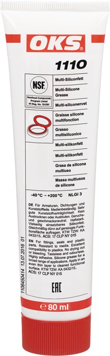 Multi-Silikonfett OKS 1110 NSF H1 transp.80ml Tube OKS