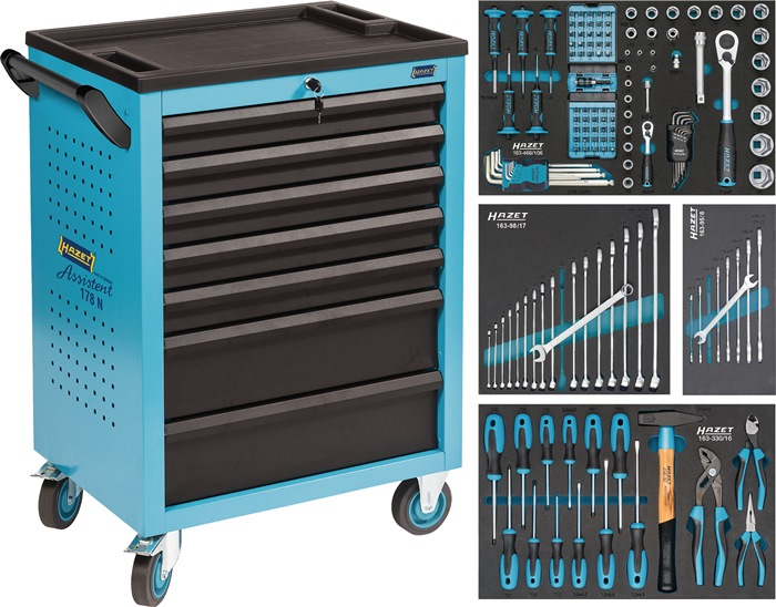 HAZET Werkzeugwagen B781xT498xH1037mm