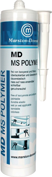 Kleb- u.Dichtstoff MD-MS Polymer weiß 440g Kartusche MARSTON