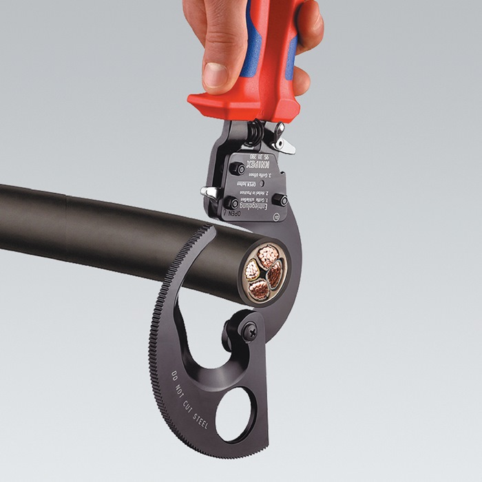 Kabelschneider Gesamt-L.250mm max.32 (240 mm²)mm Mehrkomp.-Hüllen KNIPEX