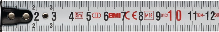 Taschenrollbandmaß twoComp L.3m B.16mm mm/cm EG II ABS m.Magnet SB BMI
