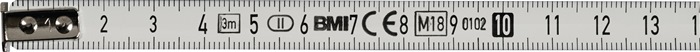 Taschenrollbandmaß VARIO Mini L.3m B.10mm mm/cm EG II ABS Automatic BMI
