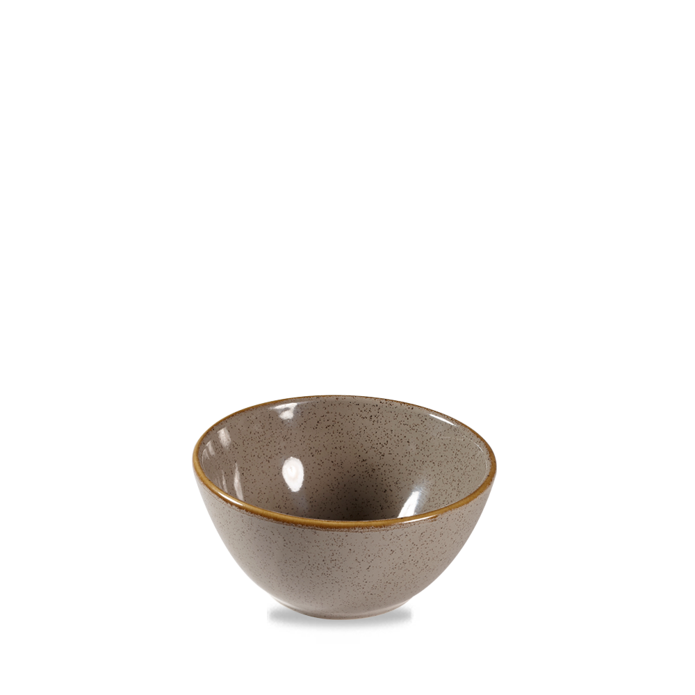 Churchill Super Vitrified Stonecast Peppercorn Snack Bowl 40Cl, 12 Stück, Rund