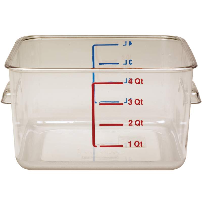 Rubbermaid 4-eckiger Vorratsbehälter, 3,8 l, durchsichtig