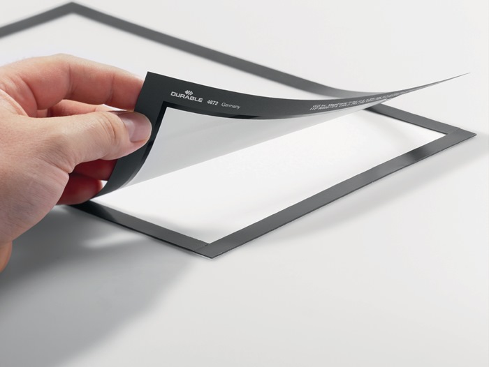 Magnetrahmen DIN A4 schwarz selbstklebende Rückenfolie 2 St./VE DURABLE