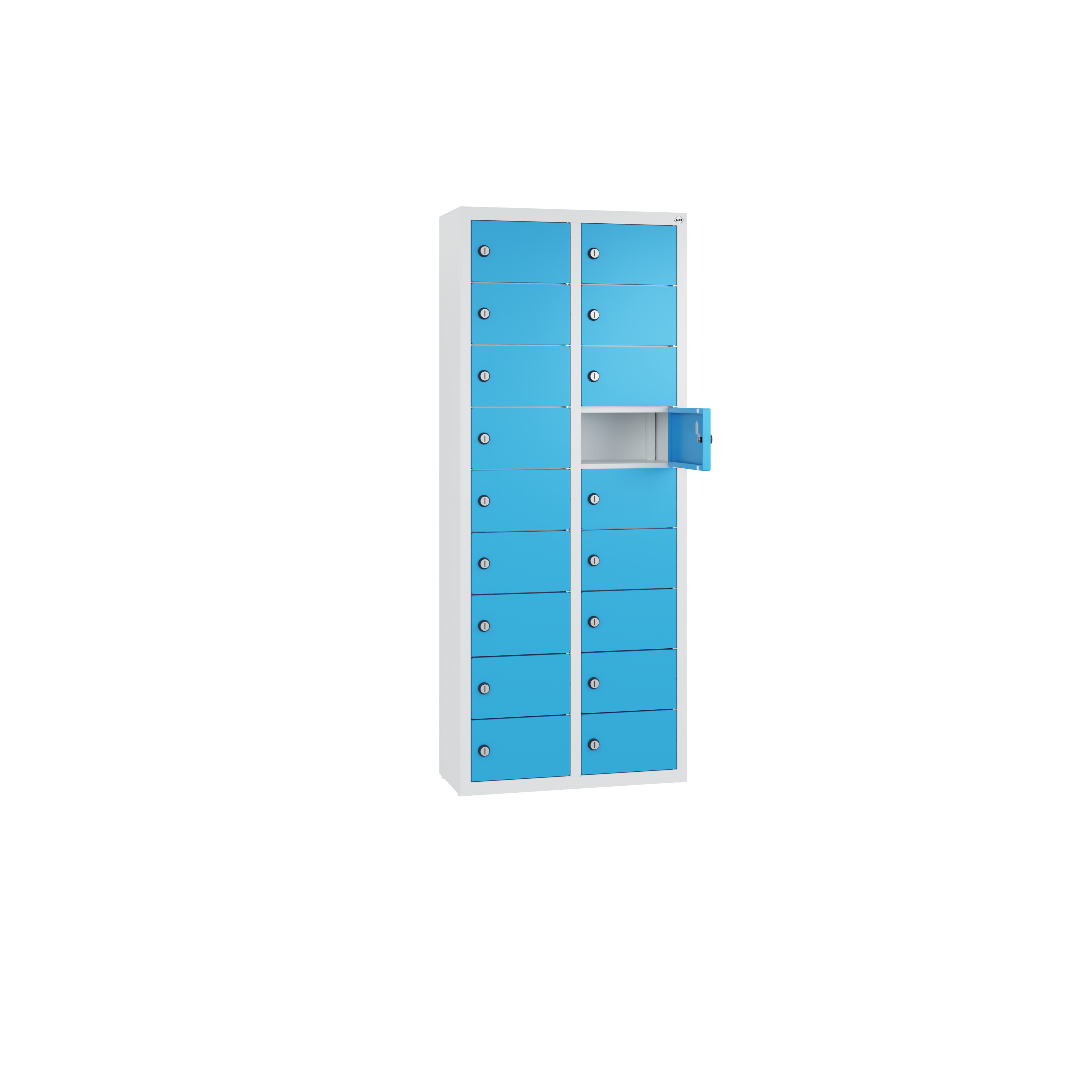 C+P Kleingefachschrank Intro, H1130xB460xT200mm, 7035/5012