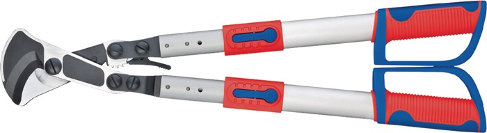 Kabelschere Werkzeuglänge 570-770mm Kopf brün.2K-Hülle KNIPEX