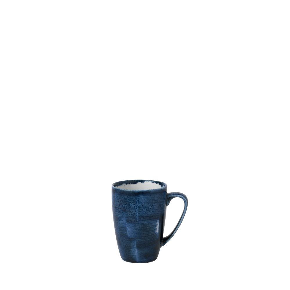 Churchill Super Vitrified Stonecast Plume Ultramarine Becher 34Cl, 12 Stück, Rund