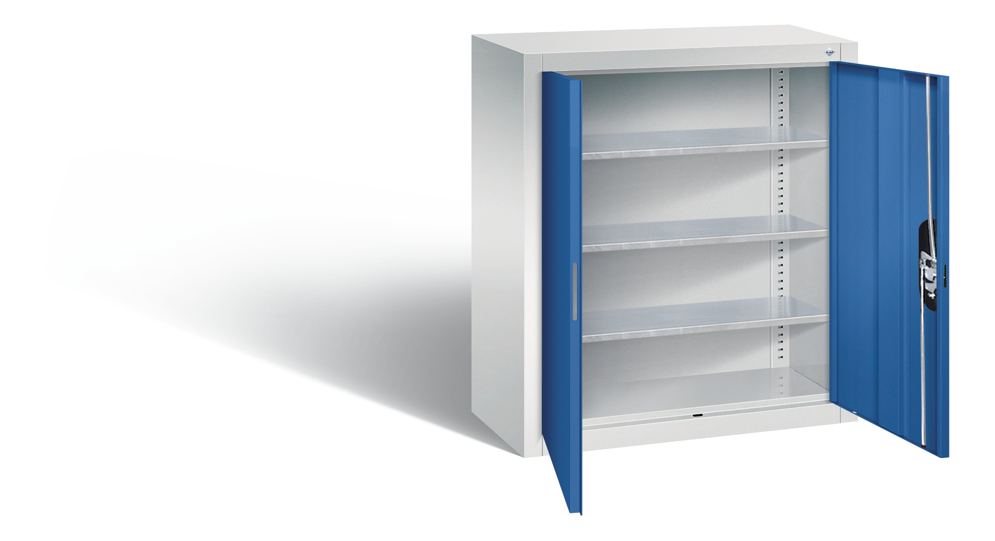 C+P Hängeschrank Serie 13, H830xB700xT300mm, 7035/5010