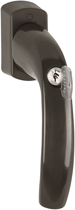 Secustik Variofit Fenstergriff NY 0810S/US10 100Nm Alu.F8707/ VK7 abschl.HOPPE