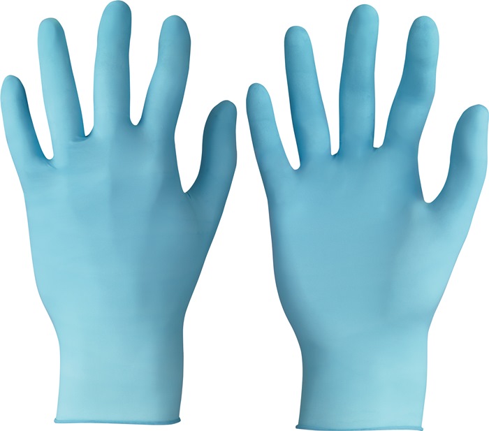 Einw.-Handsch.TouchNTuff® 92-670 Gr.8,5-9 hellblau Nitril 100 St./Box