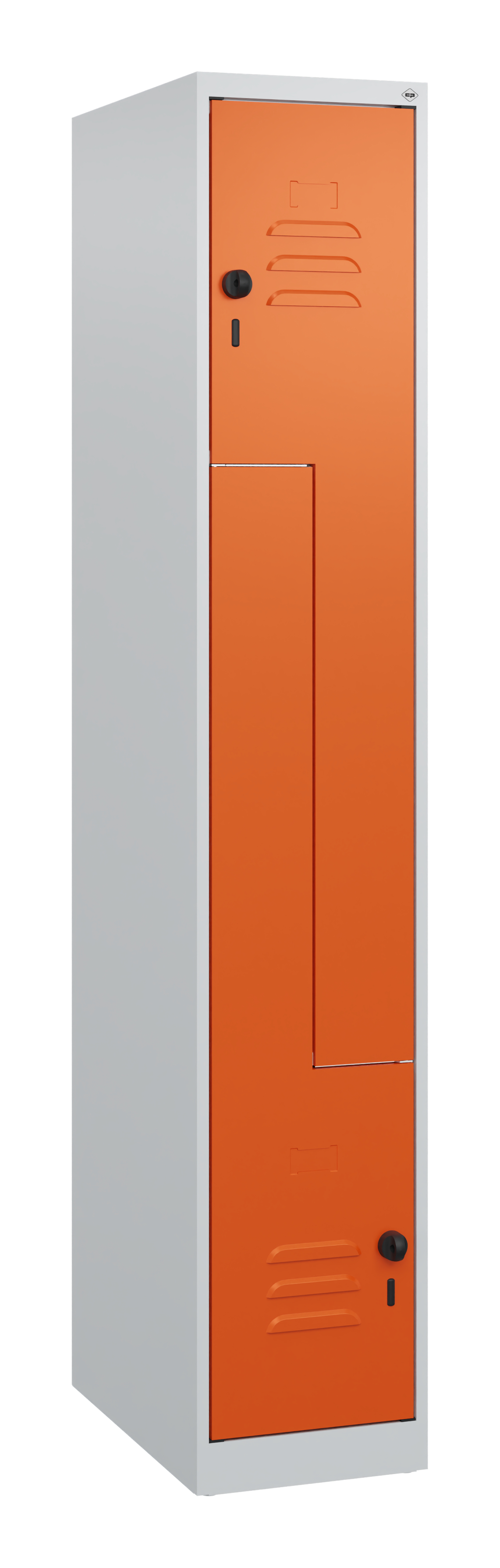 C+P Z-Spind Classic PLUS, 2 Abteile, 1700x300x500mm, 7035/2004