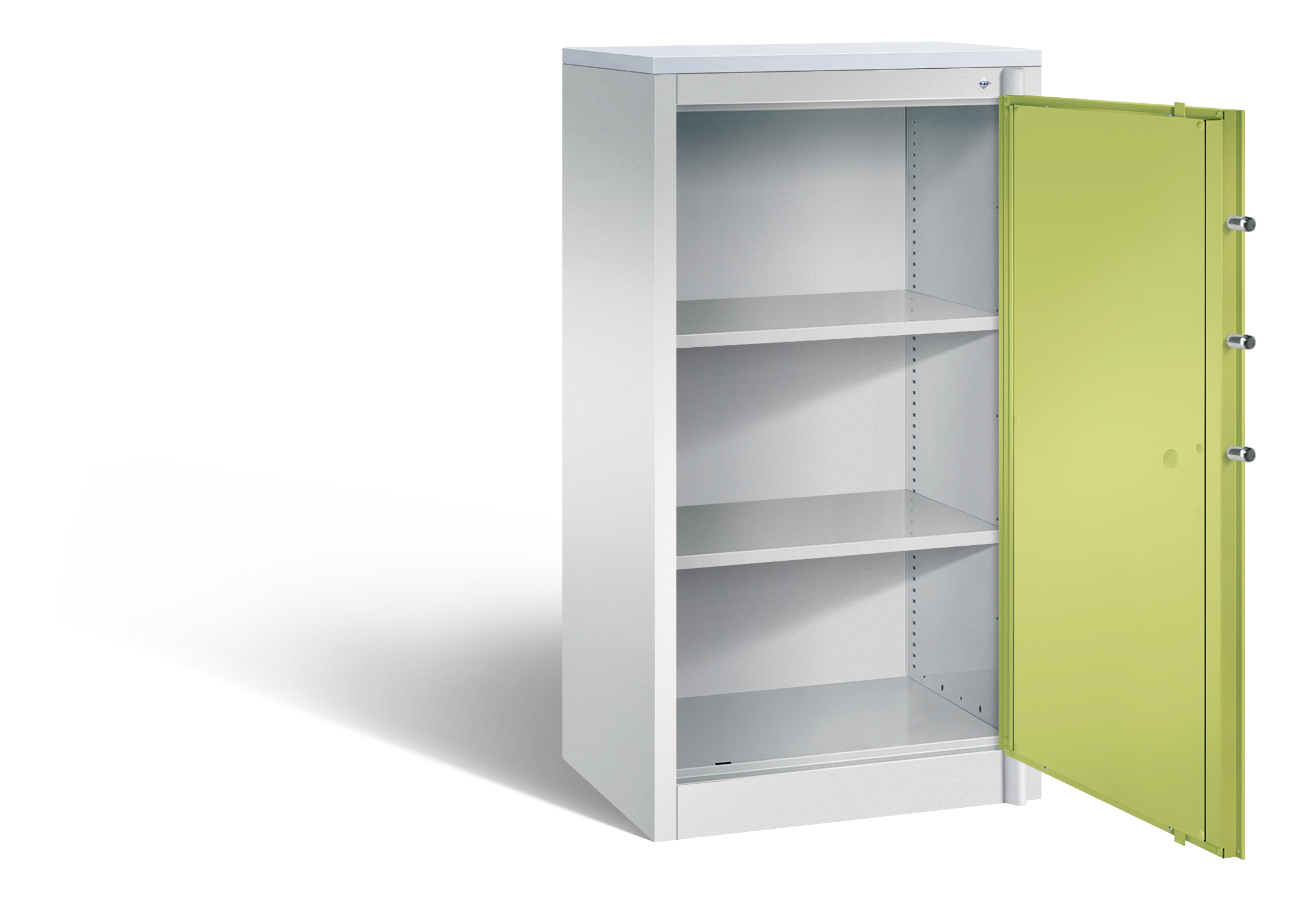 C+P Feuerschutzschrank Certos, H1226xB650xT500mm, 7035/0024