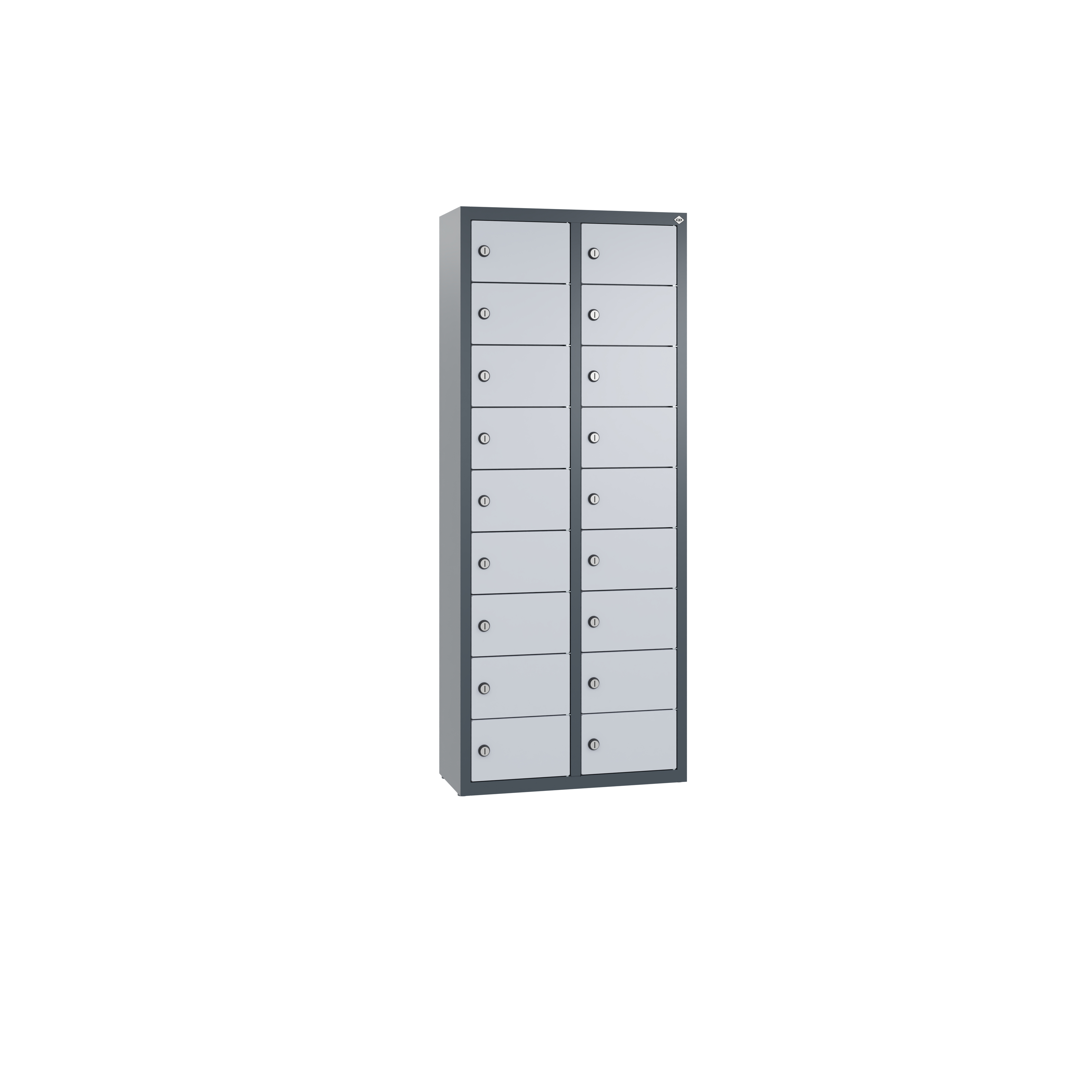 C+P Kleingefachschrank Intro, H1130xB460xT200mm, 7016/9006