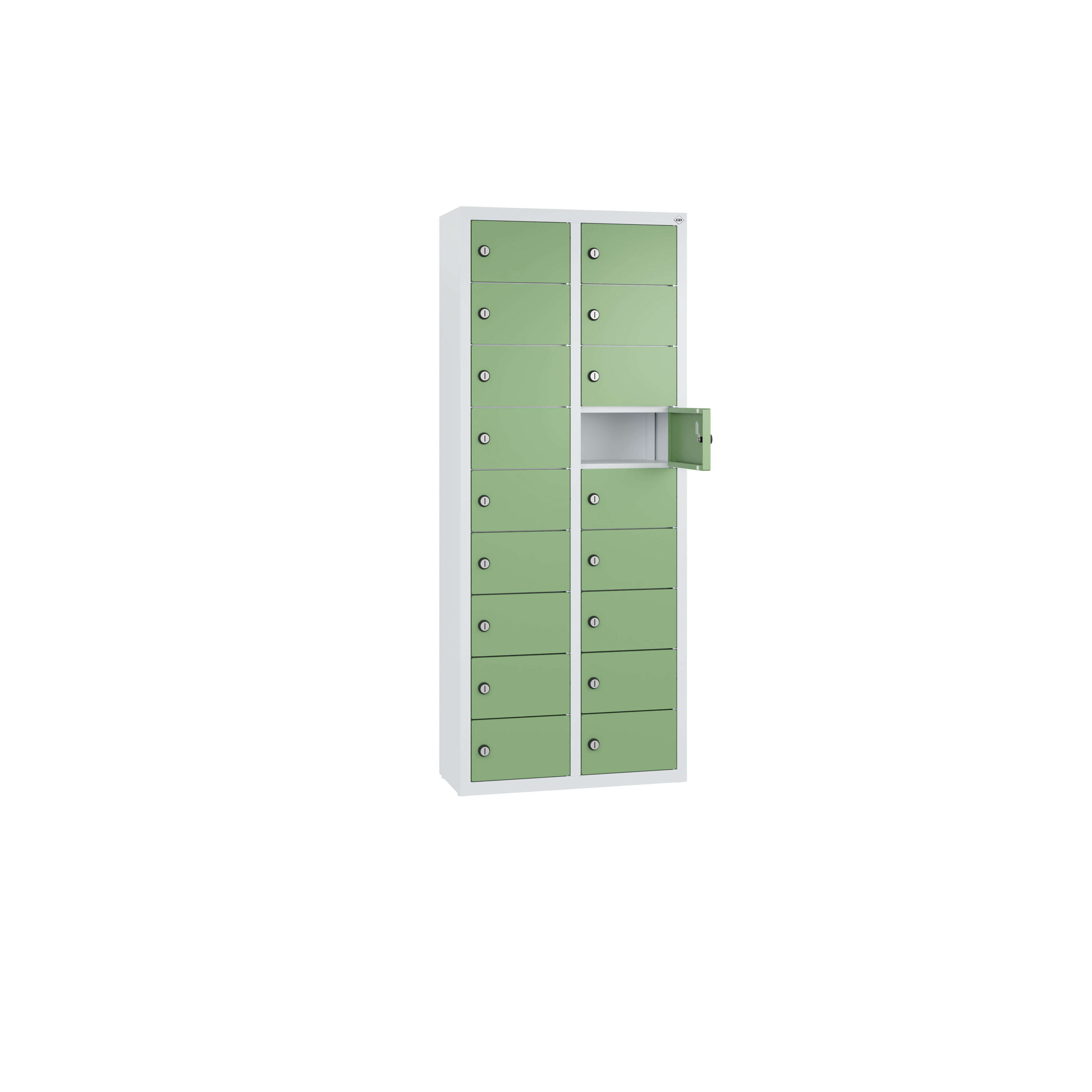 C+P Kleingefachschrank Intro, H1130xB460xT200mm, 7035/6011