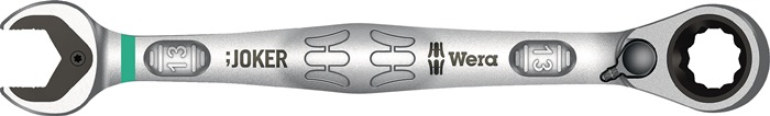 Maulringratschenschlüssel Joker SW 12mm L.171mm umschaltbar,Rings.15Grad WERA