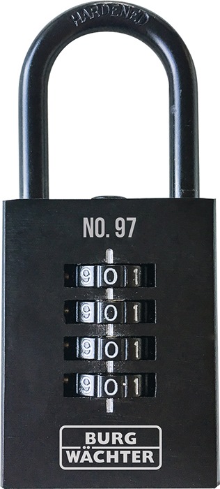 Zahlenvorhangschloss Numero 97 Schlosskörper-B.40mm Guss Zahlenroll.4