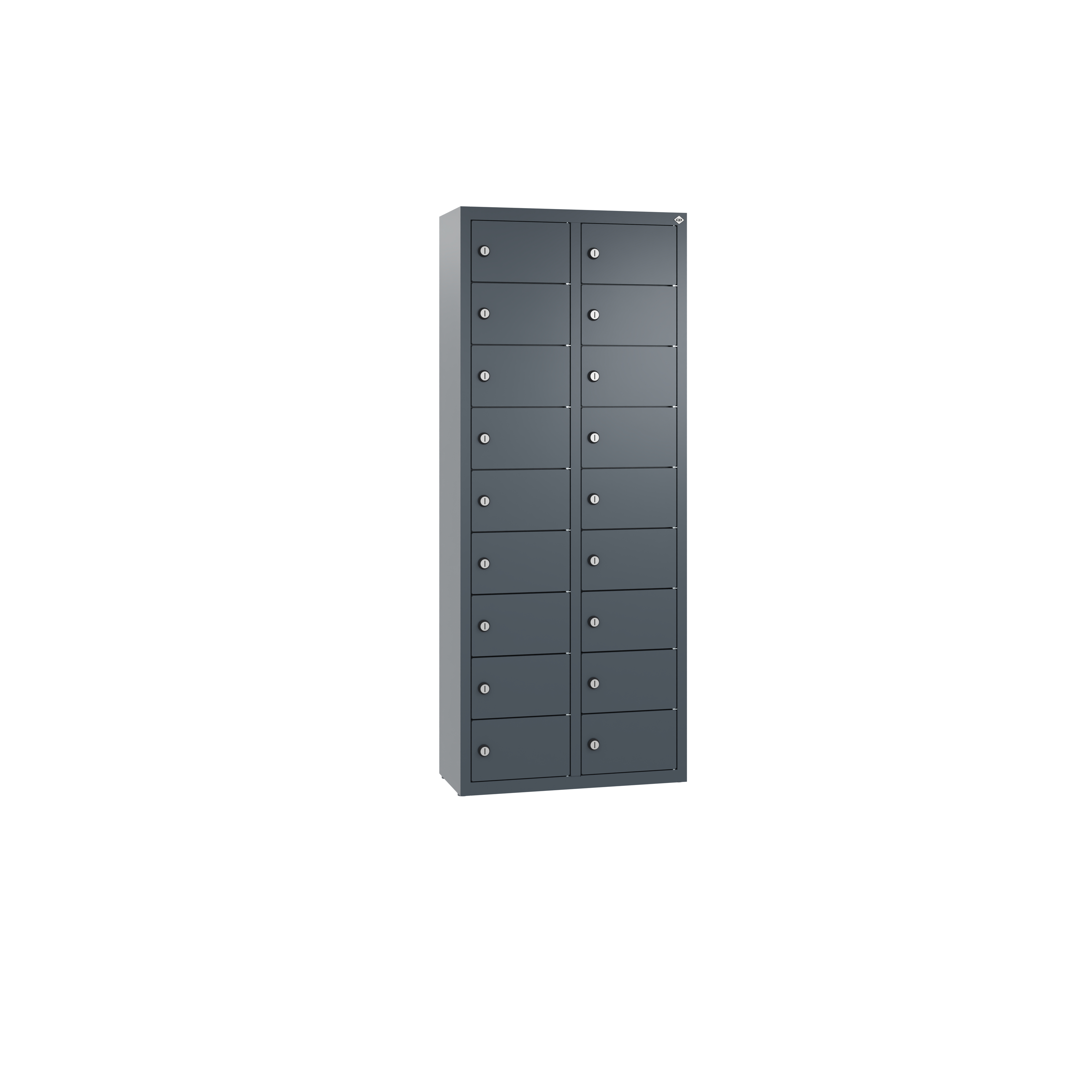 C+P Kleingefachschrank Intro, H1130xB460xT200mm, 7016/7016