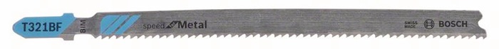 Stichsägeblatt T 321 BF Gesamt-L.132mm Zahnt.2mm BIM 5 St./Karte BOSCH