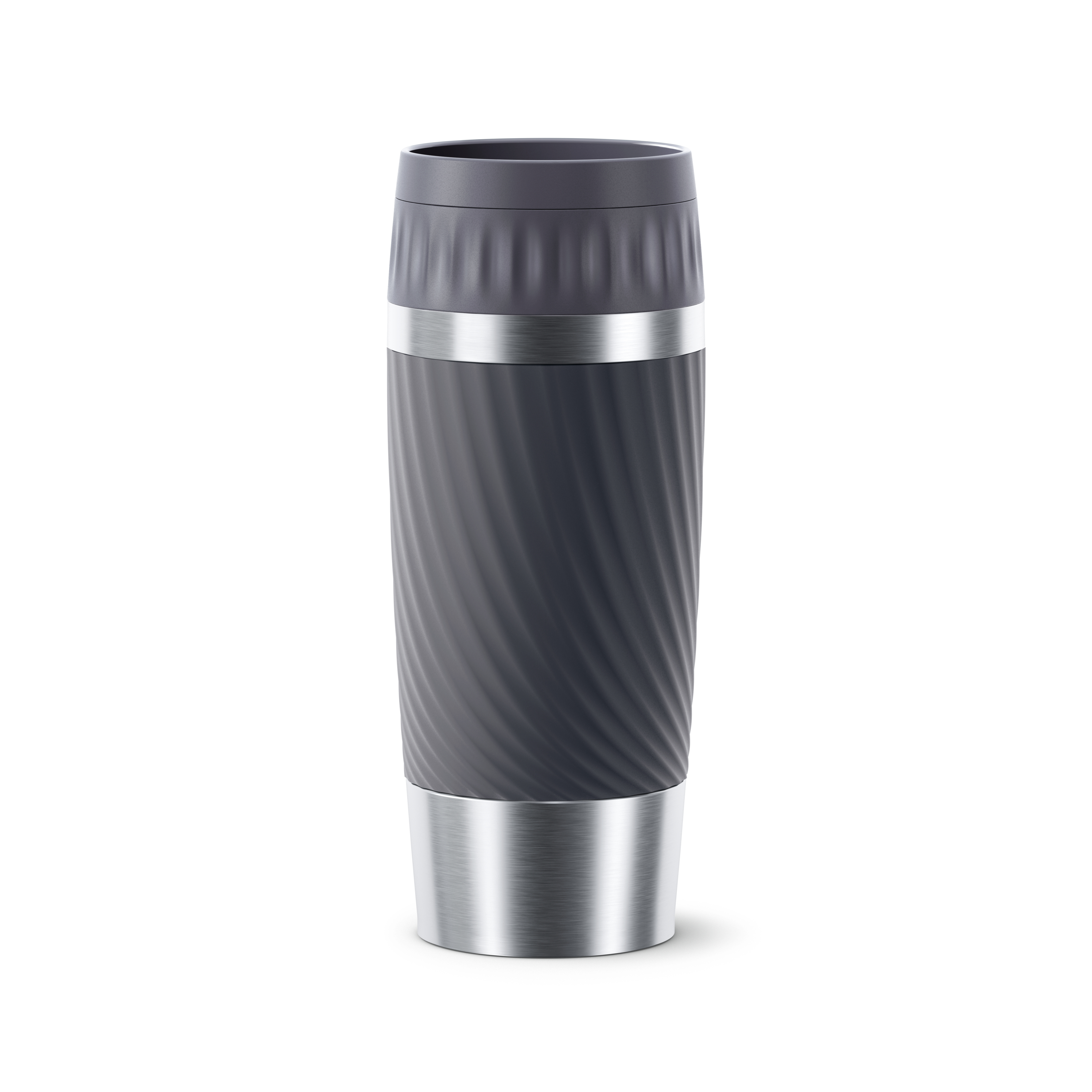 EMSA TRAVEL MUG EASY TWIST Isolierbecher 0,36 l Edelstahl Anthrazit 