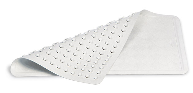 Rubbermaid Safti-Grip® Badematte, mittelgroß, weiß