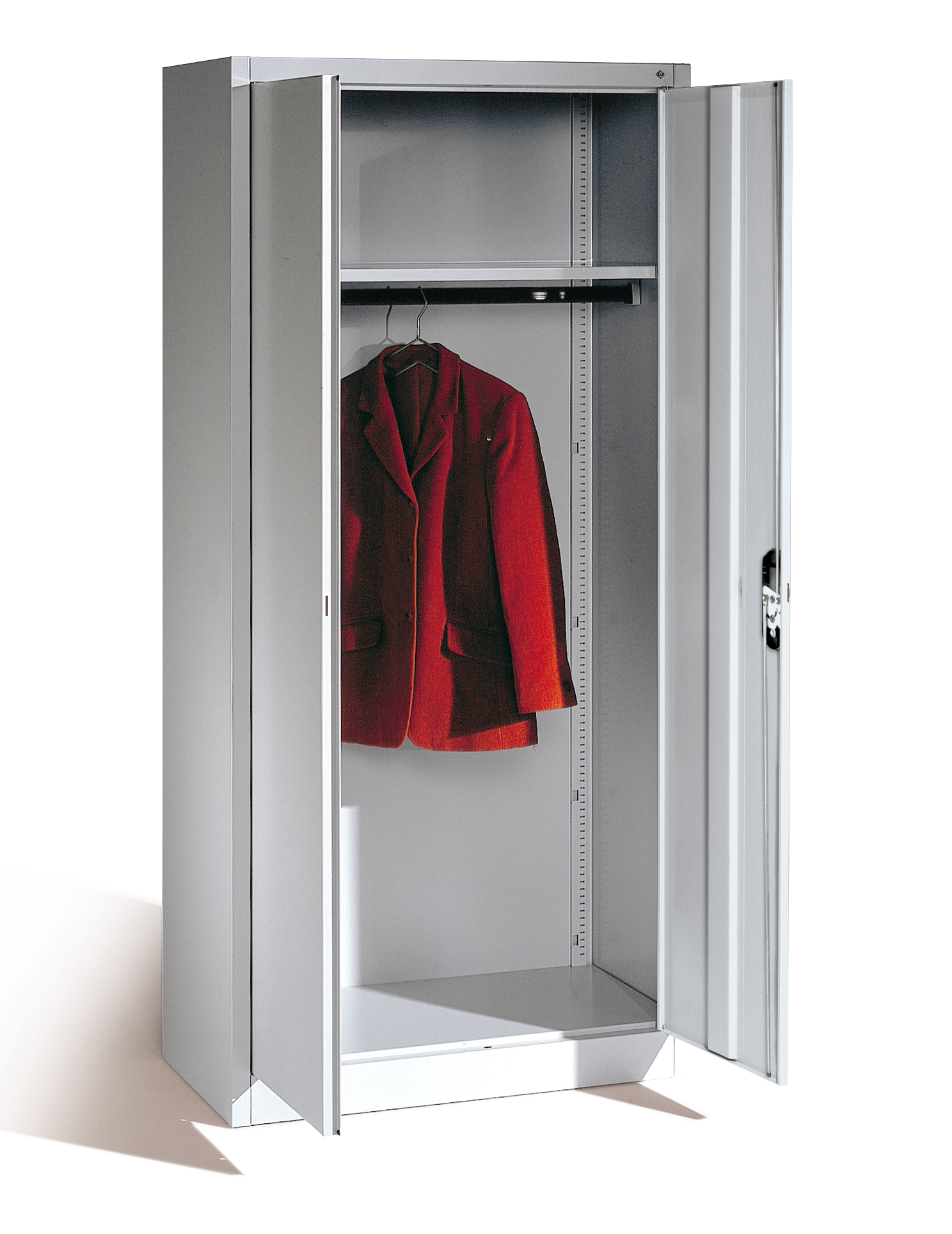  C+P Garderobenschrank  Acurado, H1950xB930xT500mm, 7035/7035