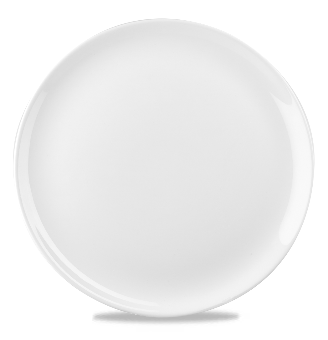 Churchill Evolve Pizzateller Coup 32,2 cm, 6 Stück, Weiß, Rund