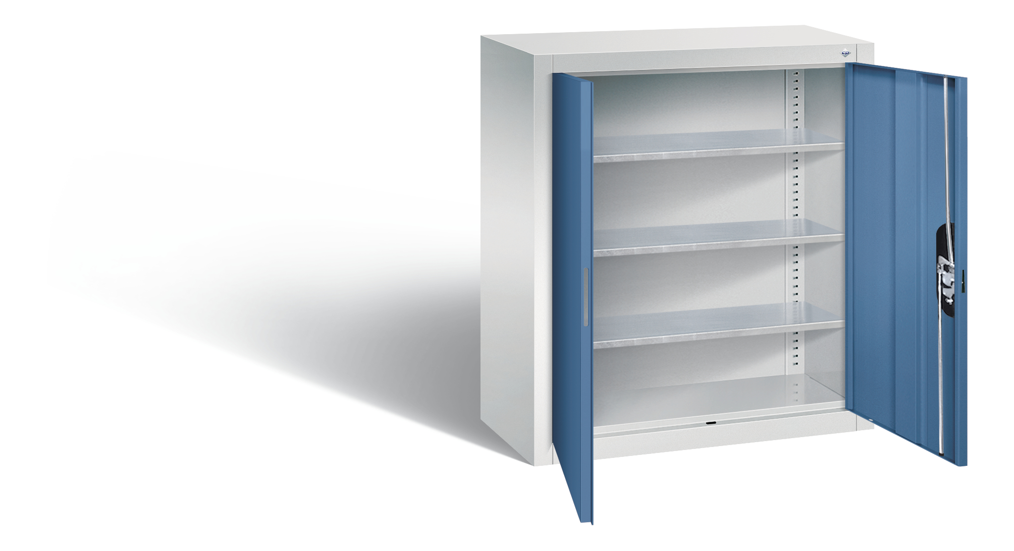 C+P Hängeschrank Serie 13, H830xB700xT300mm, 7035/5023