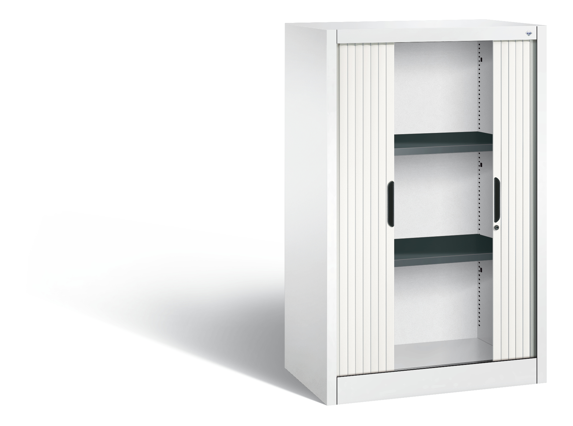 C+P Sideboard mit Rollladen Omnispace, H1230xB800xT420mm, 9016/9016