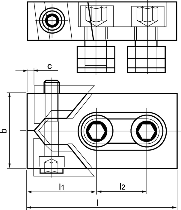 Tiefspannbacke Bulle,Nr. 6490 28mm M24 AMF