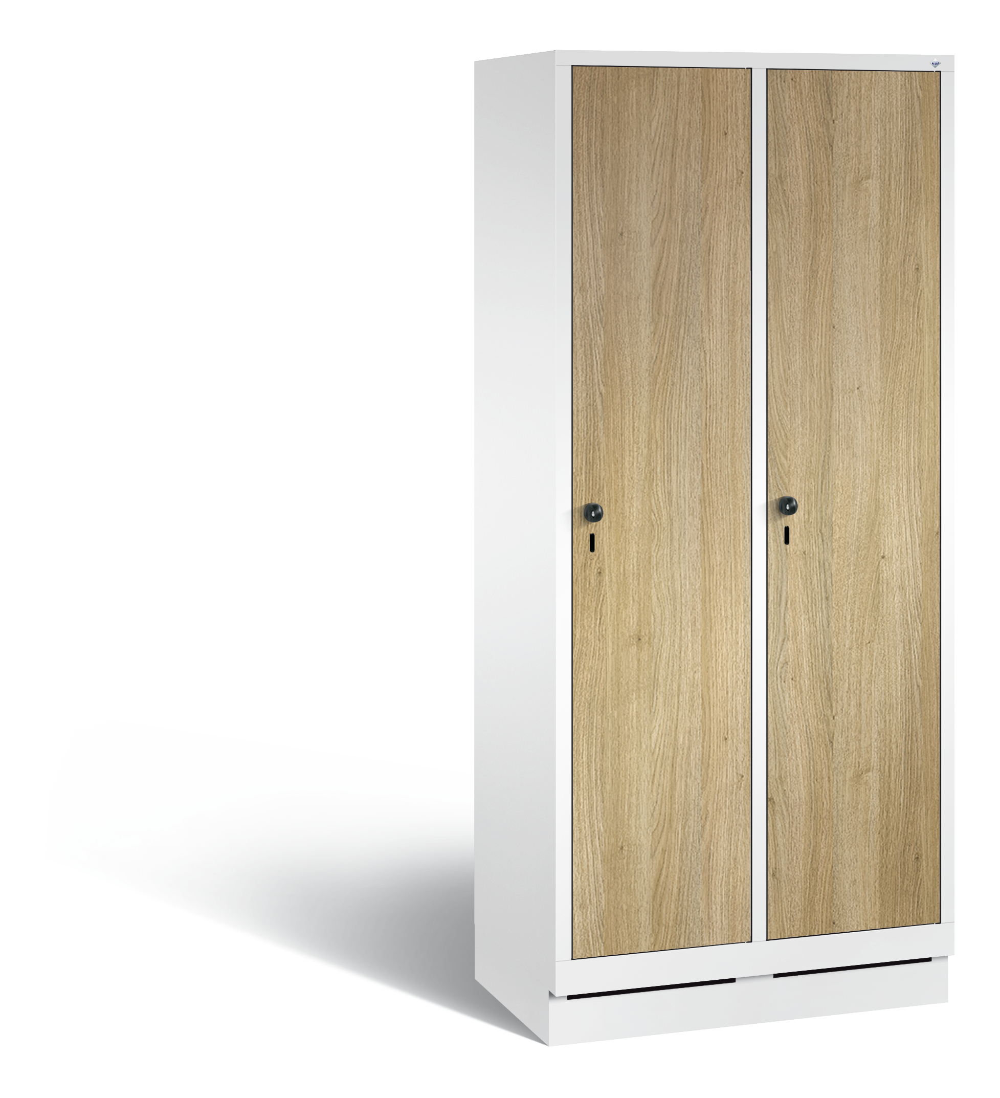 C+P Garderobenschrank Evolo, H1800xB810xT500mm, 9016/VK032