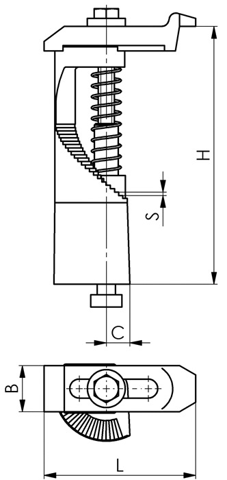 Stufenpratze Nr. 7000 Gr. 4x18mm AMF