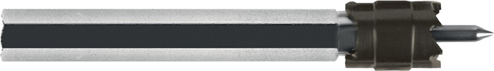 Schweißpunktfräser D.9,6xGesamt-L.72mm HSS Blank/Schwarzoxidierte Oberfl. RUKO