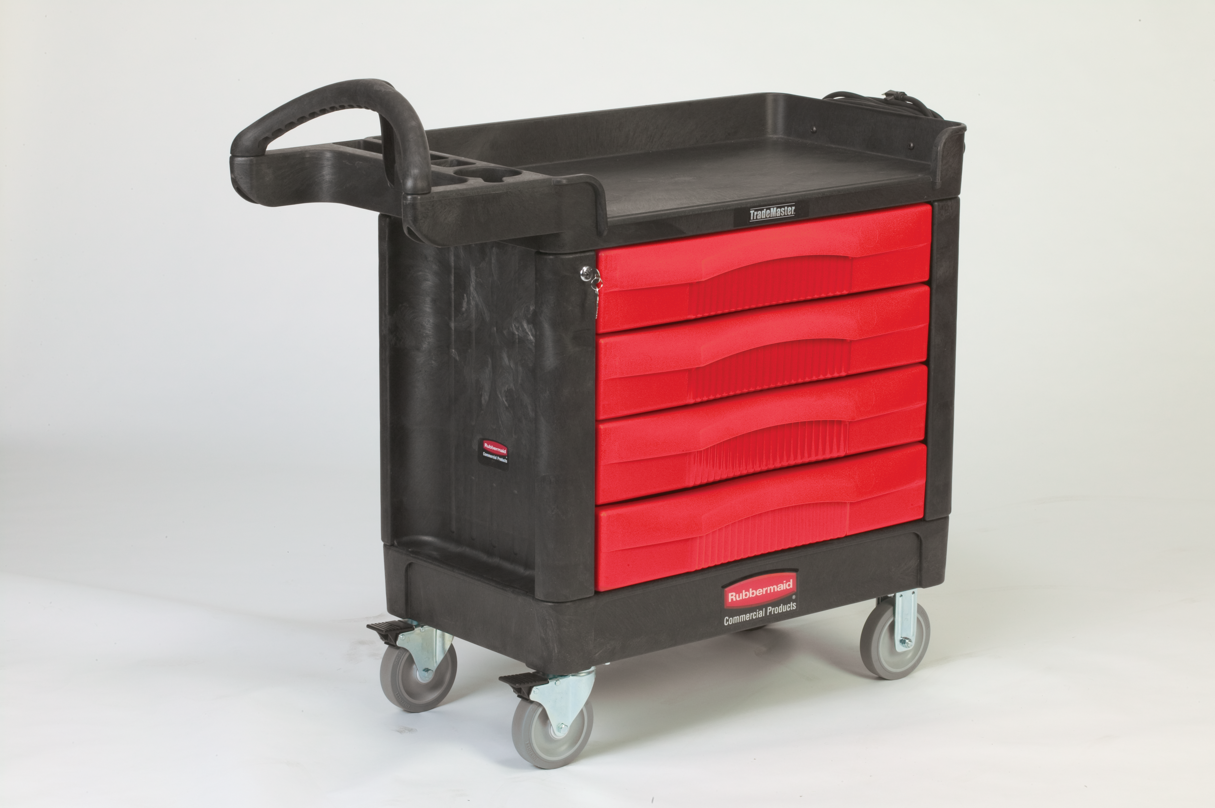 Rubbermaid TradeMaster®-Werkzeugwagen mit 4 Schubladen
