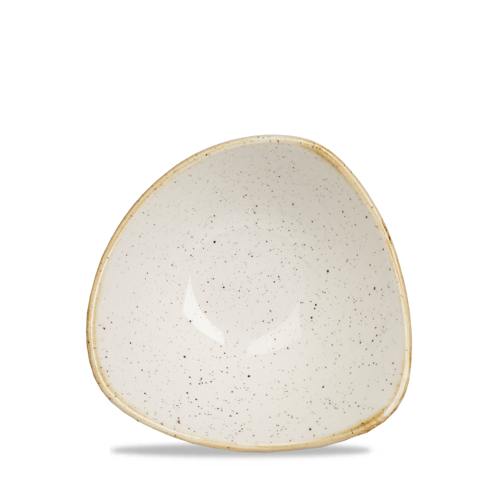 Churchill Super Vitrified Stonecast Barley White Bowl Dreieck, 15,3 cm / 26 cl, 12 Stück