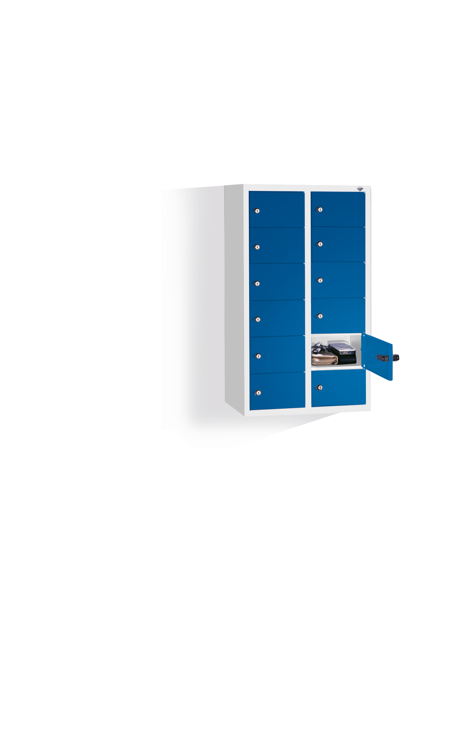 C+P Kleingefachschrank Intro, H770xB460xT200mm, 7035/5010