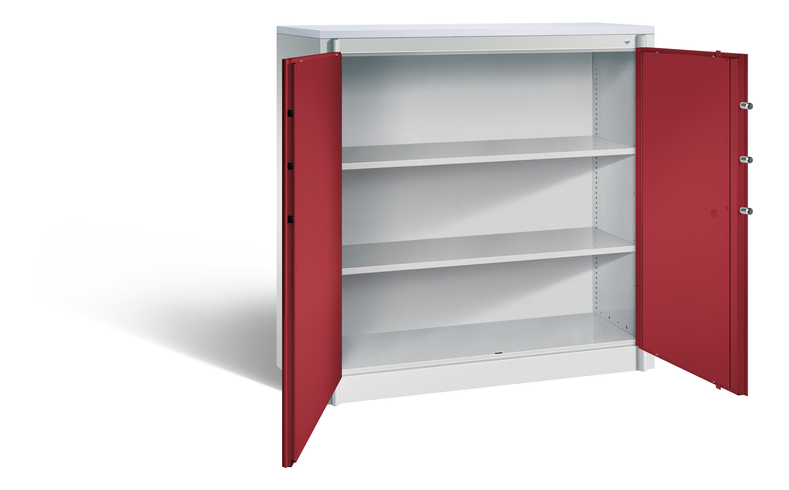C+P Feuerschutzschrank Certos, H1226xB1200xT500mm, 7035/3003